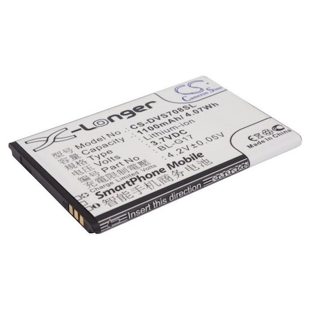 Bsc Preferred Doov IEva D708 S708 S908 Mobile Phone Replacement Battery CS-DVS708SL